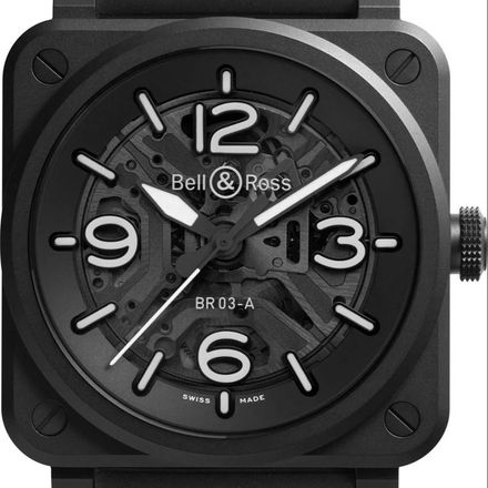 Bell & Ross BR-03 Skeleton Black Ceramic